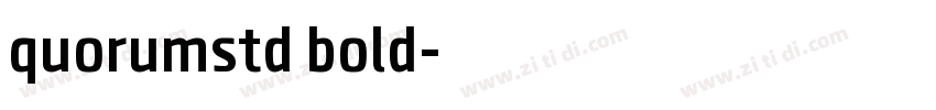 quorumstd bold字体转换